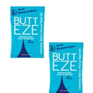Lubricante con Relajante Anal: Butt-Eze (2 sobres)