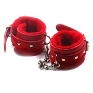 Esposas Sintéticas de Cuero: Bondage HandCuff