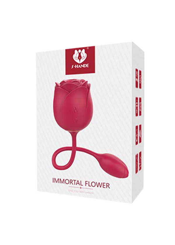 Juguete con Succion y Vibrador: S-Hande Inmortal Flower
