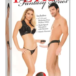 Dildo Vibrador + Arnes: FetishFantasy HIM/HER-6″