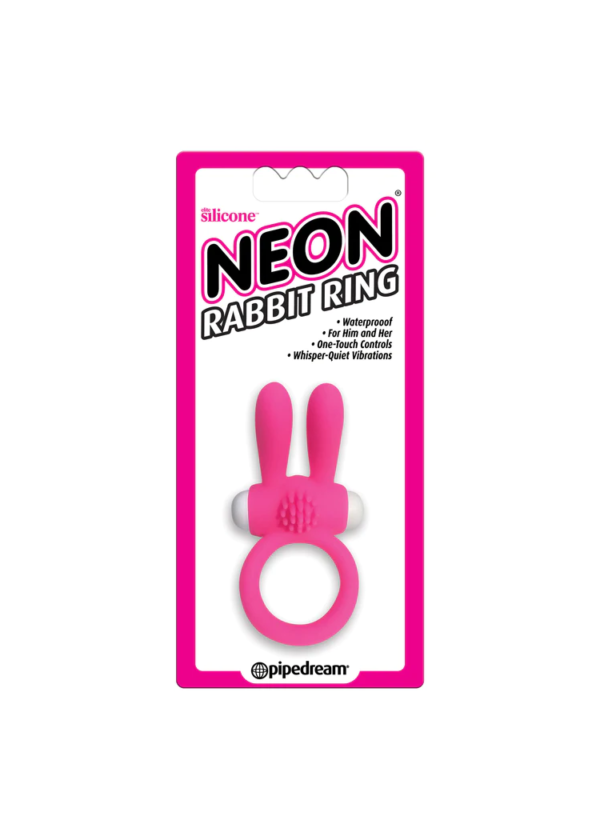 Neon Rabbit Ring - Anillo Neon con Vibrador