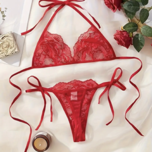 Sensual conjunto de lenceria dos piezas