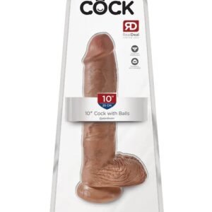 King Cock 10" - Dildo con Bolas