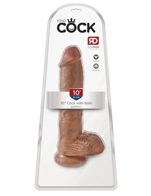 King Cock 10" - Dildo con Bolas