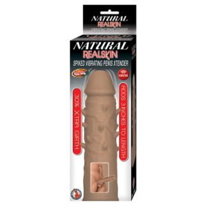 Funda P/Pene Texturizada + Vibrador: Natural RealSkin
