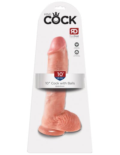 King Cock 10" - Dildo con Bolas