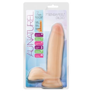 AuNaturel Sensa Feel 7" - Dildo Realista con Bolas y Ventosa