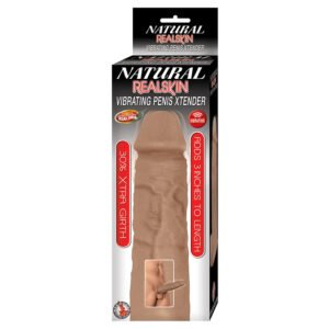 Funda P/Pene + Vibrador: Natural RealSkin