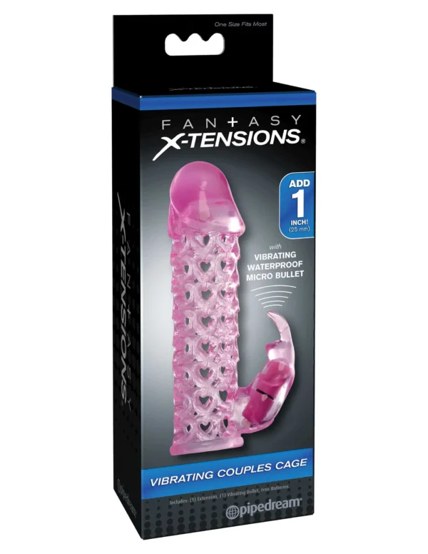 FantasyCouples Cage - Extension con Vibrador