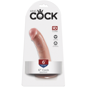 King Cock 6 Dildo con Ventosa