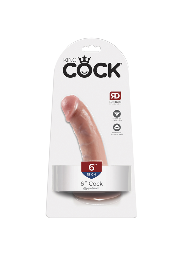 King Cock 6 Dildo con Ventosa