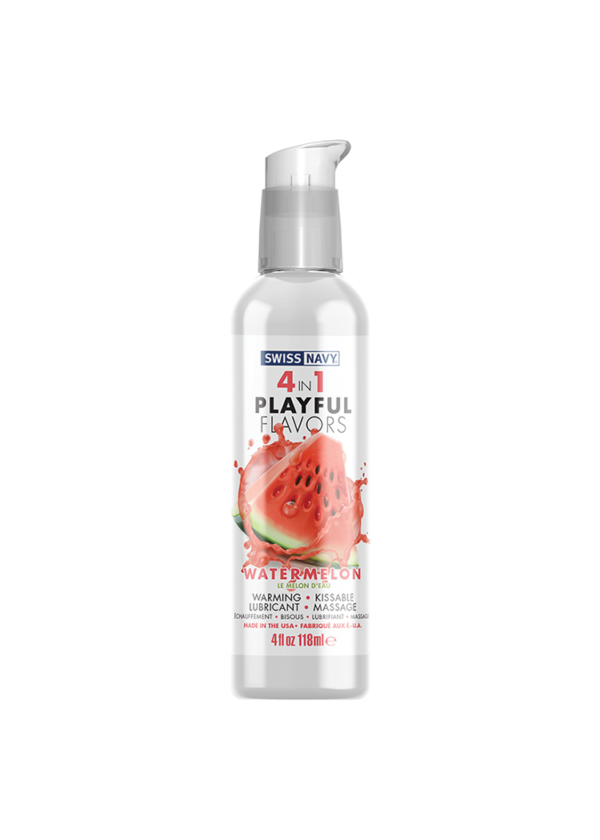 Swiss Navy 4n1 Lube – Lubricante Saborizado 4 en 1