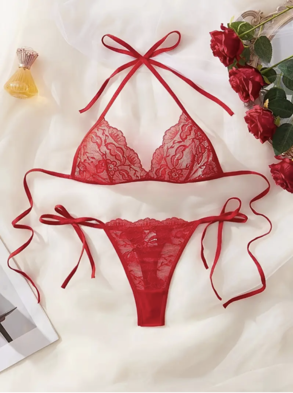 Sensual conjunto de lenceria dos piezas