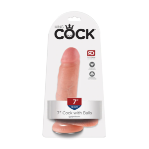King Cock 7″ – Dildo con Bolas