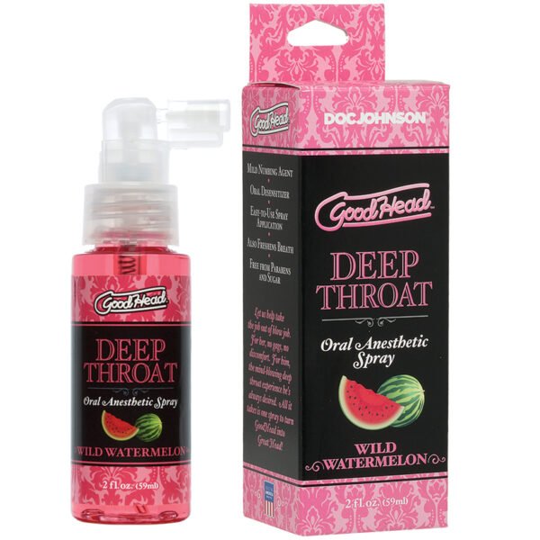 Desensibilizador de garganta para sexo Oral en Spray: GoodHead Deeptroat