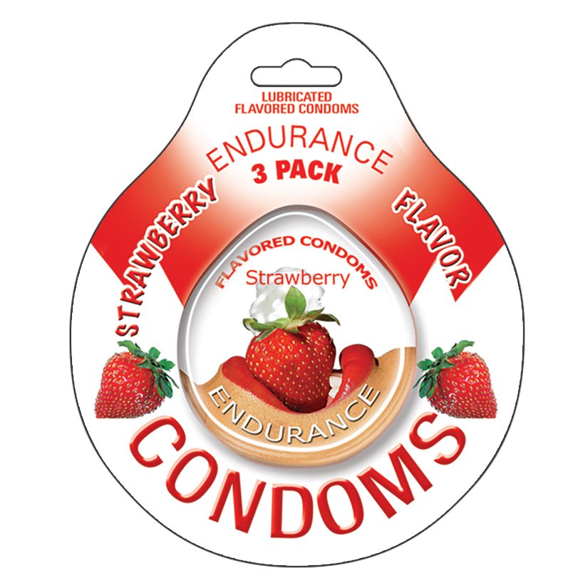 3Pack Endurace Condoms – Condones Saborizados