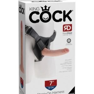 King Cock 7″ – Dildo con Cinturon de Arnés