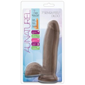 AuNaturel Sensa Feel 7″ – Dildo Realista con Bolas y Ventosa
