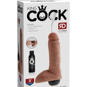 King Cock 8″: Dildo Eyaculador + Bolas