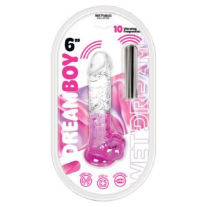 WetDream Jelly Dildo 6″: Dildo con Bolas + Bala Vibradora