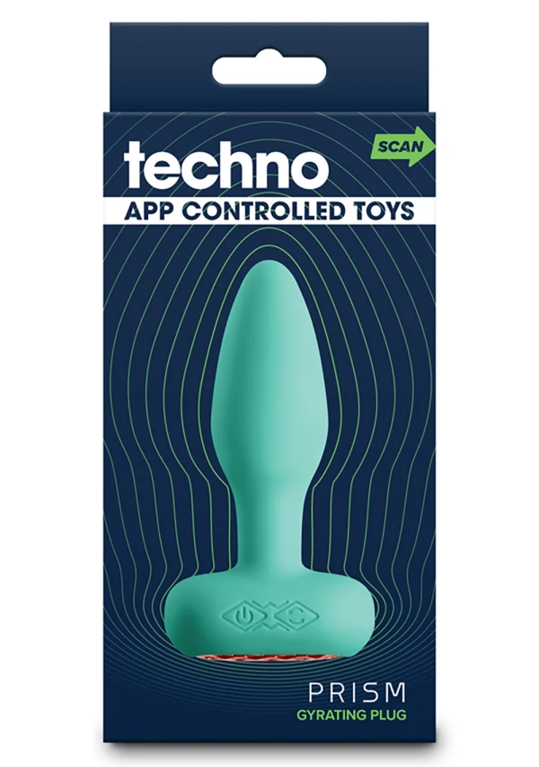 Techno Prism Teal – Plug Anal + APP