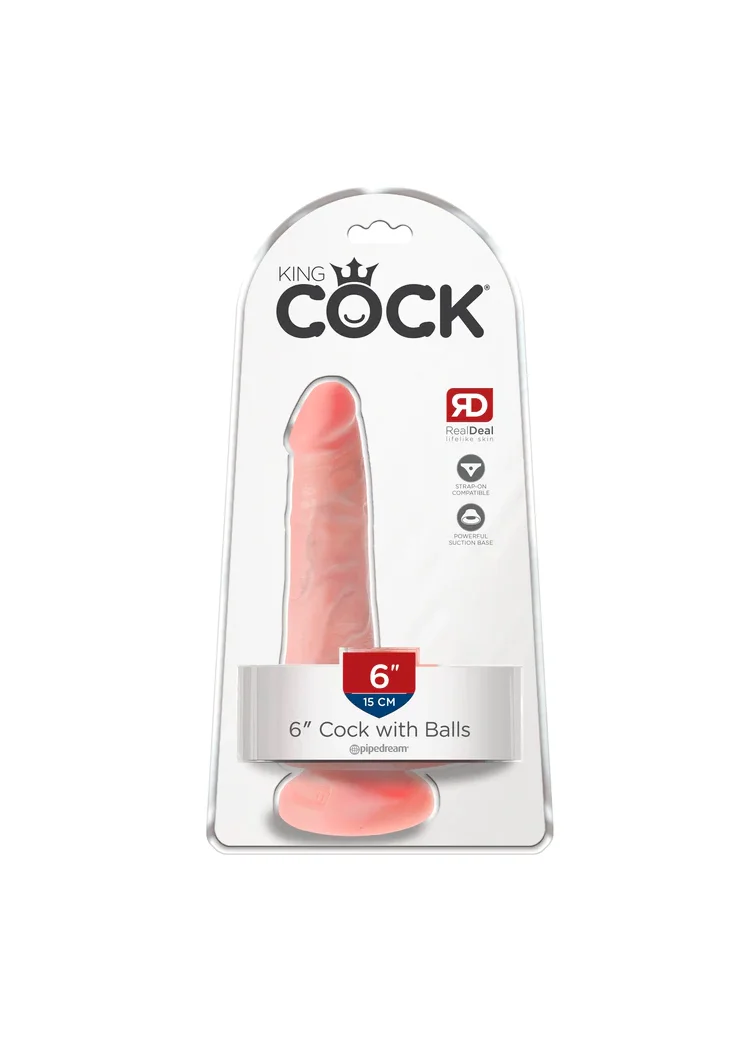 King Cock 6″ – Dildo con Bolas