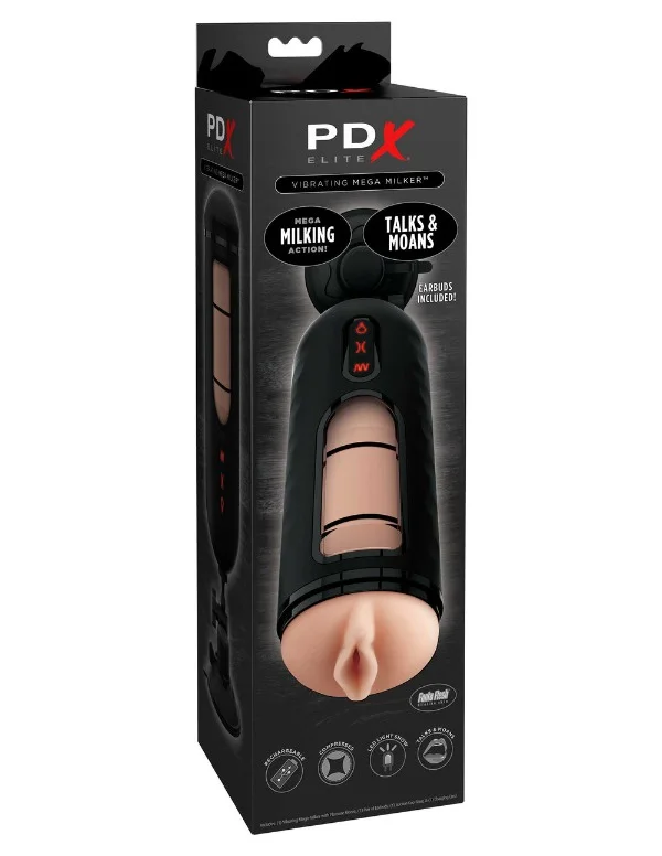 PDX Mega Vibrating Milker: Masturbador para Hombre